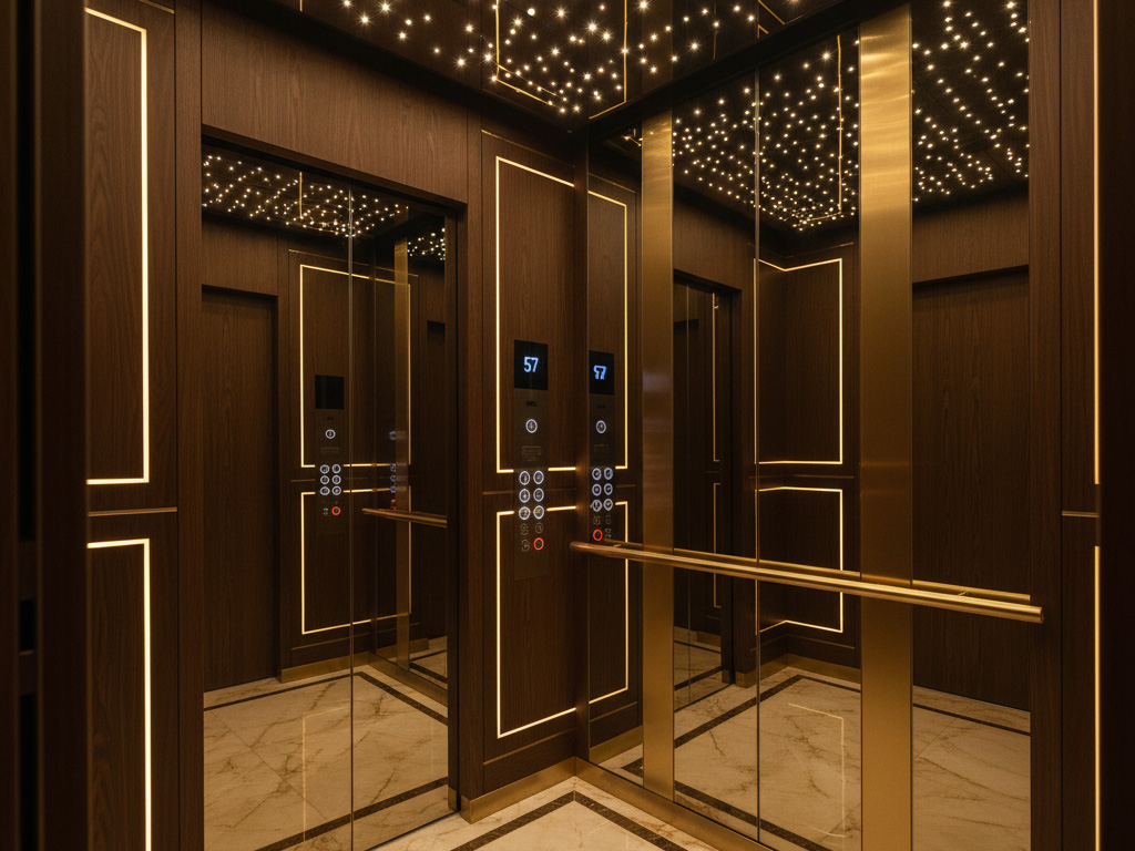 تزیینات داخلی کابین آسانسور و تاثیر آن بر تجربه کاربری تزیینات داخلی کابین آسانسور و تاثیر آن بر تجربه کاربری