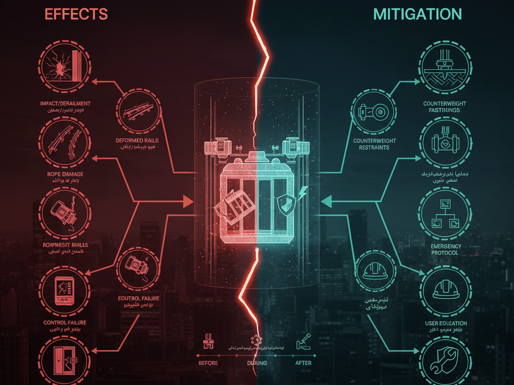 اثر زلزله بر عملکرد آسانسور و راهکارهای مقاومسازی اثر زلزله بر عملکرد آسانسور و راهکارهای مقاومسازی