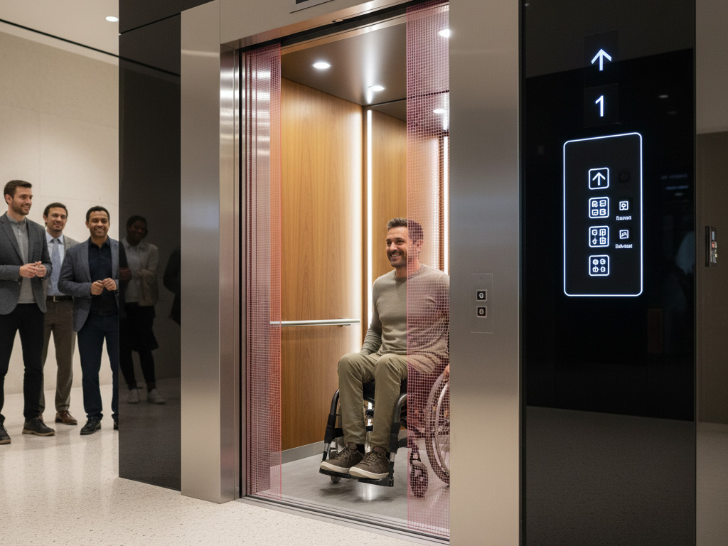ایمنی آسانسور برای افراد دارای معلولیت ایمنی آسانسور برای افراد دارای معلولیت