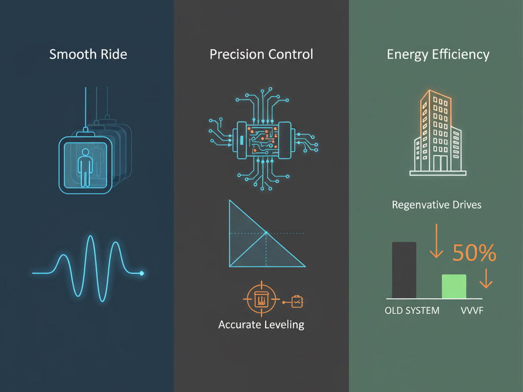 تکنولوژی VVVF در آسانسور تکنولوژی VVVF در آسانسور